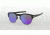 Oakley LATCH KEY OO9394 Sunglasses 939402-55 - Matte Black Frame, Violet Iridium Lenses