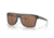 Oakley Leffingwell Sunglasses, Matte Grey Smoke Frame, Prizm Tungsten Lens, 57, OO9100-910002-57