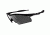 Oakley M-Frame Hybrid Sunglasses - Jet Black Frame w/ Black Iridium Lenses 09-187