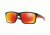 Oakley Mainlink OO9264 Single Vision Prescription Sunglasses, 57mm, Polished Black, OO9264-926435-57-SV