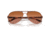 Oakley OO4079 Feedback Sunglasses - Women's, Rose Gold Frame, VR50 Brown Gradient Lens OO4079-01