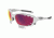 Oakley Racing Jacket Sunglasses Matte White Frame, Prizm Road &amp; Persimmon Vented Lens-OO9171-32