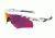 Oakley Radar Lock Sunglasses Polished White Frame, Prizm Road &amp; Persimmon Vented Lens-OO9181-40