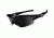 Oakley Radar Pitch Polished Black Frame w/ Black Iridium Polarized Lenses Men's Sunglasses 09-680