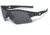 Oakley Radar Range Single Vision Prescription Sunglasses, Matte Black Frame, 11-471SV