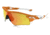 Oakley Radarlock Path Sunglasses Atomic Orange Frame, Fire Iridium &amp; Black Iridium Lens-OO9181-45