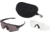 Oakley SI Standard Issue Ballistic M-Frame ALPHA Goggles, 2 Lens Array, Black w/Prizm Grey, Clear, OO9296-1844