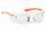 ONOS Allee Parkway Active Lifestyle Sunglasses, White/Orange, Clear, Medium to X-Large, 9148540
