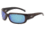 ONOS Loon Single Vision Prescription Sunglasses, Brown Stripe Frame, Polarized, 124AMPLSV