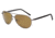 ONOS New Castle Single Vision Prescription Sunglasses, Gunmetal/Glossy Black Frame, Polarized, 137AMPLSV