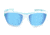 Optic Nerve Cassette Sunglasses, Powder Blue w/White Frame, Lens 2 Sets- Smoke w/Ice Blue Mirror, Copper 21812