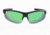 Optic Nerve Desoto Flip Off Sunglasses, Matte Black Frame, Lens 3 Sets- Brown with Green Mirror, Copper, Clear 21674