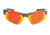 Optic Nerve Neurotoxin 3.0 Sunglasses, Matte Carbon Frame, Lens 3 Sets- Smoke with Red Mirror, Copper, Clear 14407