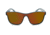 Optic Nerve One Boardroom Sunglasses, Shiny Crystal Grey Frame, Polarized Smoke/Red Mirror Lens 18022