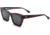 OTIS VIXEN Sunglasses - Womens, Trans Berry Aqua/Smokey Blue, 53-19-145, 131-2001
