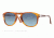 Persol PO0714SM Progressive Prescription Sunglasses PO0714SM-96-S3-54 - Lens Diameter 54 mm, Frame Color Light Havana