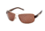 Polaroid Drifter Mens Sunglasses - Gold Frame, Polarized Dark Brown Lenses PD2809B