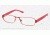 Polo PH1133 Single Vision Prescription Eyeglasses 9243-52 - Matte Red Frame, Demo Lens Lenses