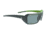 Popticals PopStorm Sunglasses, Black/Green Crystal Gloss Frame, Gray Lens, Polarized, 010060-GLGP