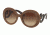 Prada BAROQUE PR27RS Sunglasses IAM6S1-55 - Nut Canaletto Frame, Brown Gradient Lenses
