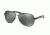 Prada BENBOW PS53PS Sunglasses 1BO7W1-62 - Black Demi Shiny Frame, Grey Mirror Silver Lenses
