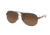 Prada BENBOW PS53PS Sunglasses 5AV2G0-62 - Gunmetal Frame, Polar Light Brown Gradient Lenses