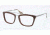 Prada CINEMA PR18QV Progressive Prescription Eyeglasses DHO1O1-51 - Dark Brown Frame