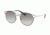 Prada CINEMA PR62SS Sunglasses 1AB0A7-53 - Black/Silver Frame, Grey Gradient Lenses