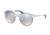 Prada CINEMA PR62SS Sunglasses TFM5R0-53 - Blue/Silver Frame, Blue Mirror Silver 80 Lenses