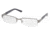 Prada Eyeglasses PR55LV with No-Line Progressive Rx Prescription Lenses 5AV1O1-5317 - Shiny Gun Metal 