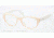 Prada JOURNAL PR01QV Eyeglass Frames QFK1O1-52 - Ivory Gradient Pink Frame