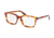 Prada JOURNAL PR04RV Progressive Prescription Eyeglasses 4BW1O1-52 - Light Havana Frame
