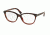Prada JOURNAL PR14RV Single Vision Prescription Eyeglasses TWC1O1-54 - Red Havana Gradient Frame