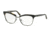 Prada JOURNAL PR14SV Single Vision Prescription Eyeglasses NAI1O1-55 - Top Black/Medium Havana Frame