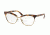 Prada JOURNAL PR14SV Single Vision Prescription Eyeglasses UBM1O1-55 - Brown/orange Havana Frame