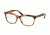 Prada JOURNAL PR24SV Progressive Prescription Eyeglasses UEO1O1-53 - Striped Brown Frame