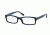Prada Linea Rosa Eyeglasses PS10AV with No-Line Progressive Rx Prescription Lenses TIO1O1-52 - Top Blu/azure/violet Frame