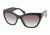 Prada POEME PR02QS Sunglasses 1AB0A7-56 - Black Frame, Gray Gradient Lenses