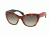 Prada POEME PR02QS Sunglasses TKR0A7-56 - Havana Frame, Grey Gradient Lenses