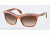 Prada PORTRAIT PR19PS Sunglasses LAV0A6-55 - Top Pink/Light Havana