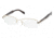 Prada PR58NV Bifocal Eyeglasses - Pale Gold Frame / 52 mm Prescription Lenses, ZVN1O1-5218