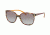 Prada PR01OS Sunglasses TH63E2-55 - Havana/ears Bord Yellow Frame, Grey Gradient Grey Lenses