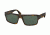 Prada PR04RS Sunglasses HAQ3O1-58 - Matte Havana Frame, Dark Green Lenses