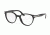 Prada PR07TVF Single Vision Prescription Eyeglasses 1AB1O1-52 - Black Frame