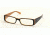 Prada PR10FV #2BX1O1 - Top Black On Orange Demo Lens Frame