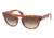 Prada PR10PS Single Vision Prescription Sunglasses PR10PS-4BW6S1-5419 - Lens Diameter 54 mm, Frame Color Light Havana