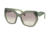 Prada PR16RS Sunglasses UEI4P2-56 - Opal Dark Green Frame, Grey Gradient Lenses