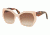 Prada PR16RS Sunglasses UEW0A6-56 - Opal Pink Frame, Brown Gradient Lenses