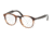 Prada PR19SVF Bifocal Prescription Eyeglasses U6J1O1-50 - Striped Brown Frame