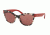 Prada PR21SS Sunglasses UAO0A0-56 - Spotted Brown Opal Frame, Dark Violet Lenses